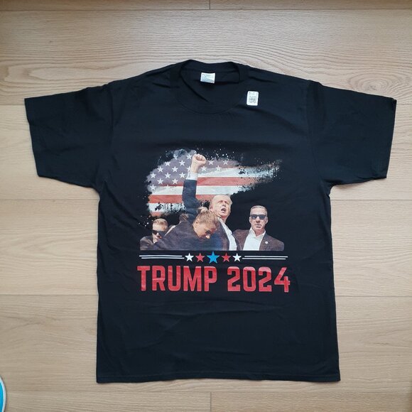 Trump 2024 - Fight! - New Large Black T-Shirt - Picture 4 of 4
